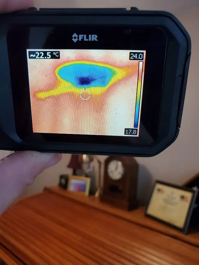 Thermal imaging inspection for water damage in East Aurora